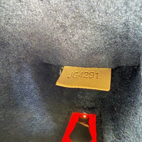 Louis Vuitton Monogram Elizabeth Pencil Pouch Case Red Gi0009 Trous RARE NEW - Picture 5 of 14